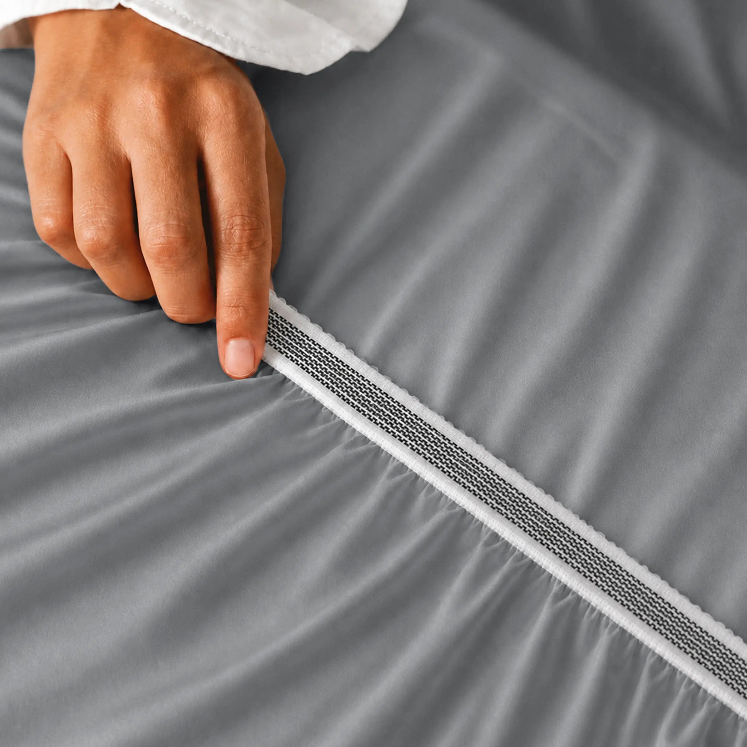 GOTS Certified, 100% Organic Cotton Sateen Sheet Set