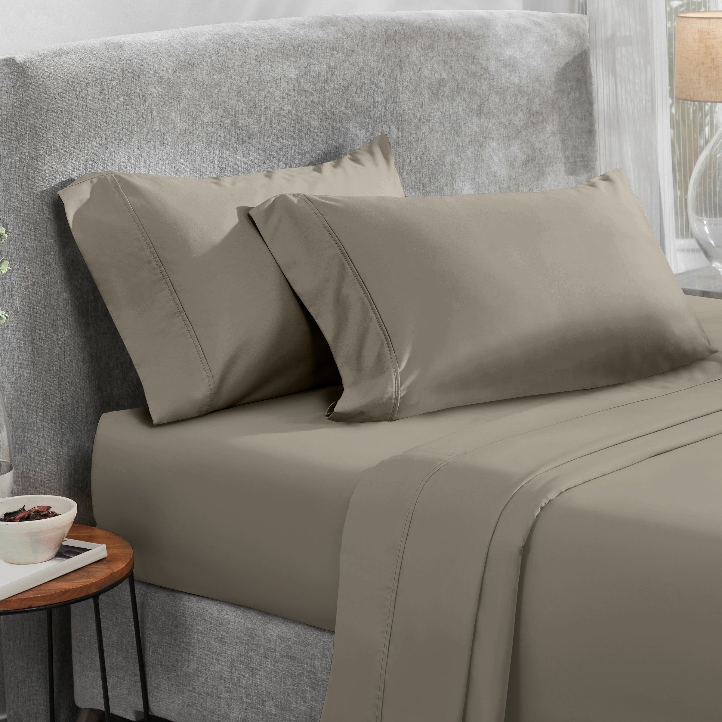 Everyday Ease Sateen 400 Fitted Sheet Only - California Design Den