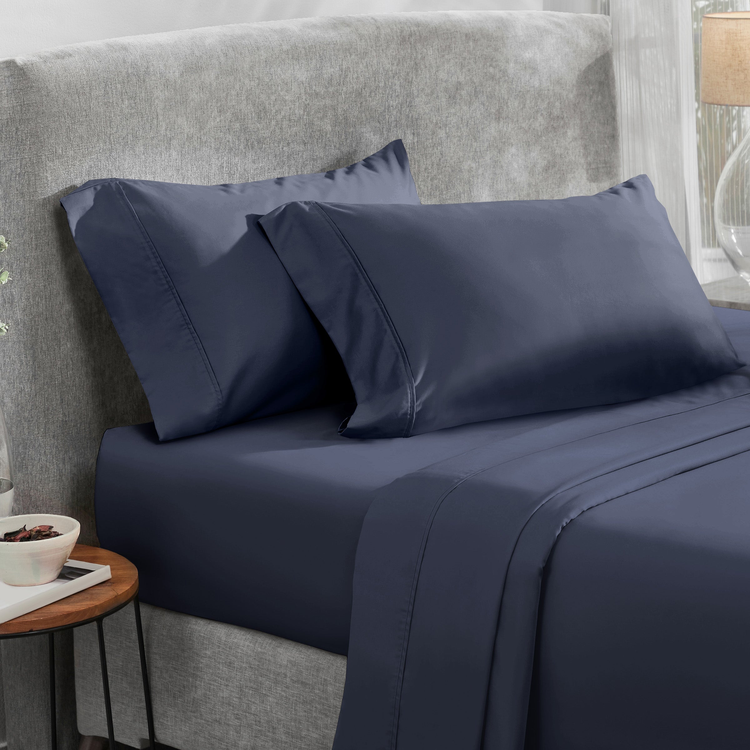 Everyday Ease Sateen 400 Fitted Sheet Only - California Design Den