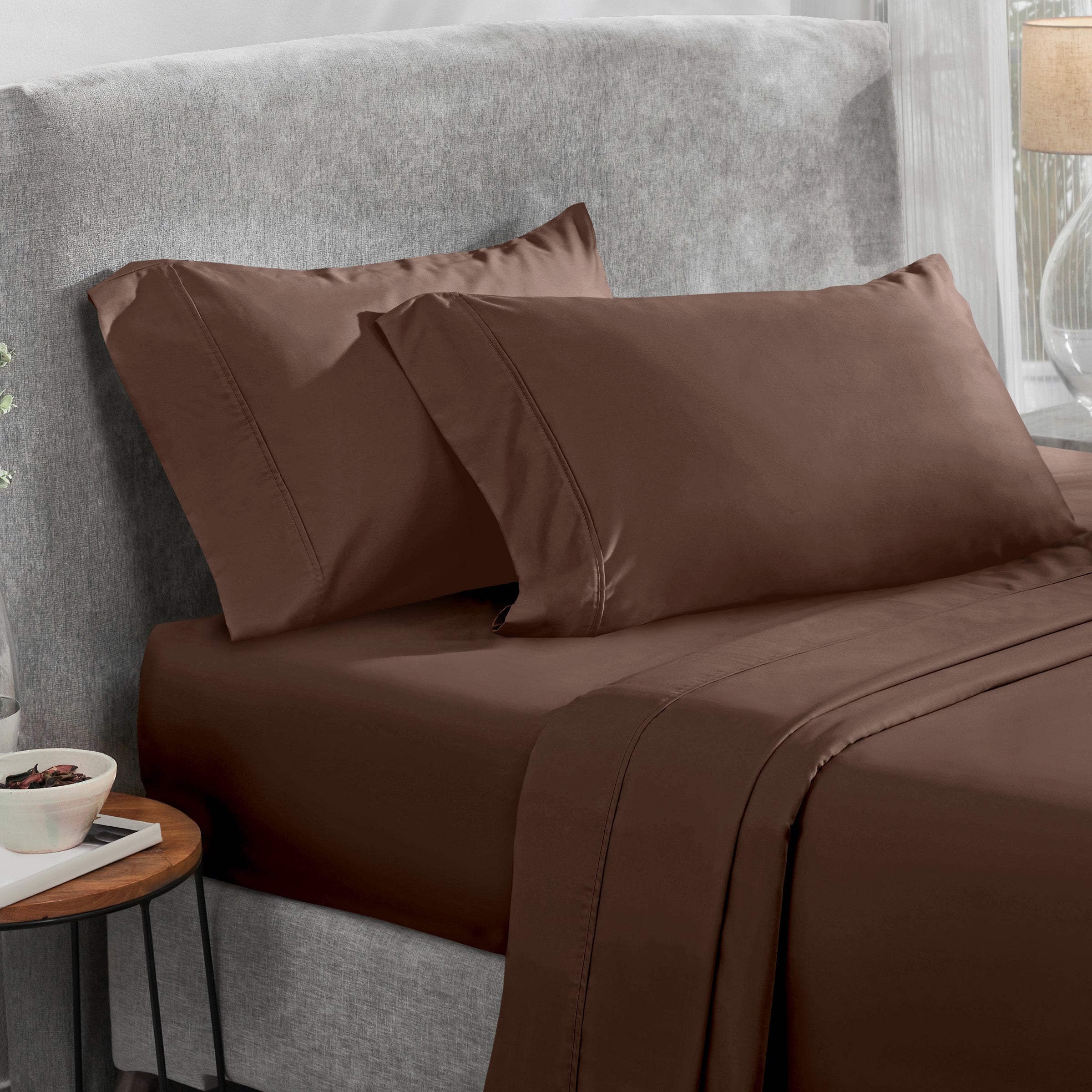 Everyday Ease Sateen 400 Fitted Sheet Only - California Design Den