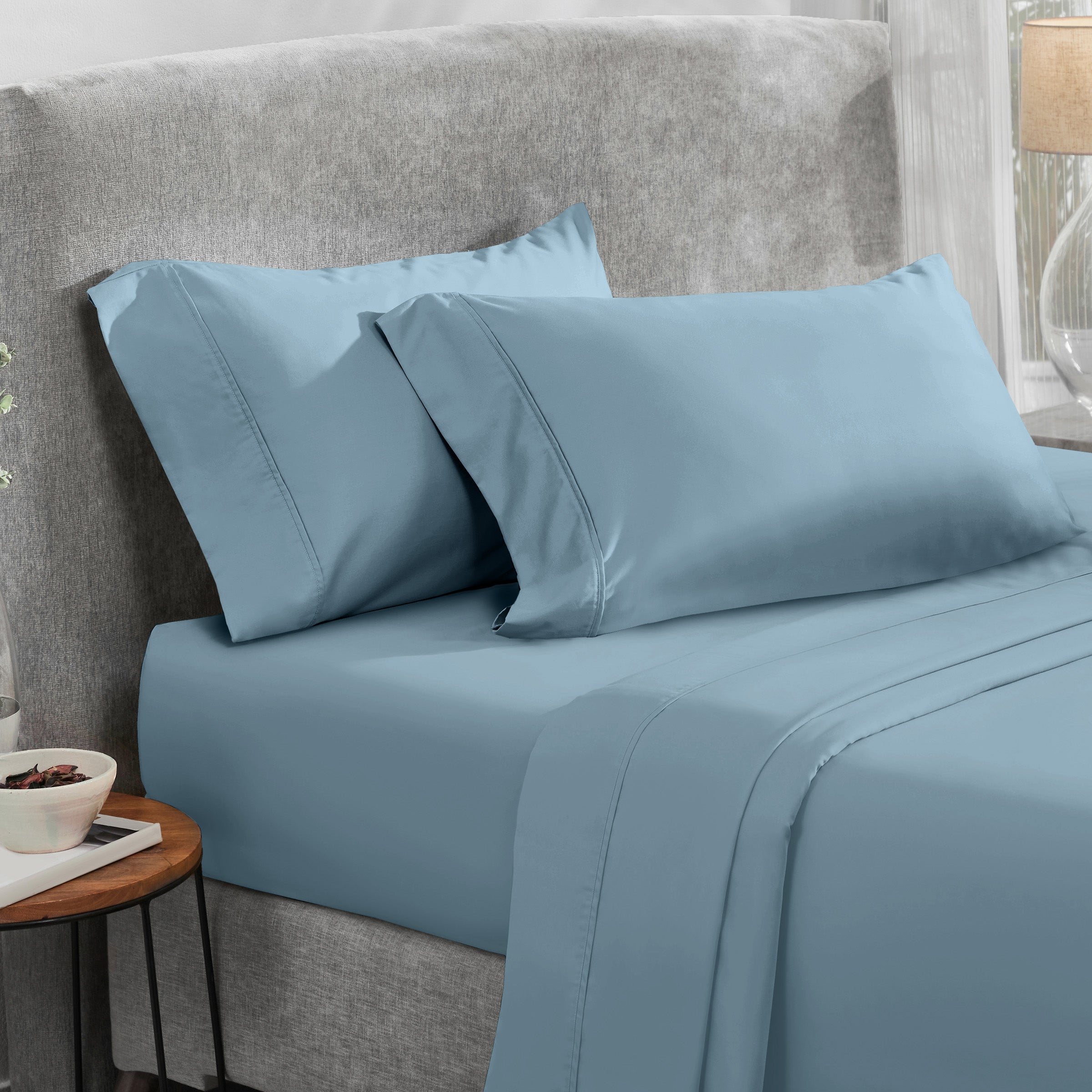 Everyday Ease Sateen 400 Fitted Sheet Only - California Design Den