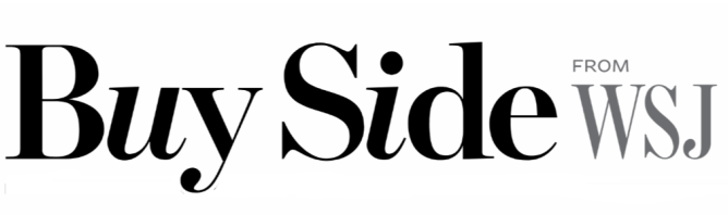Logo of Buy Side from WSJ (Wall Street Journal) featuring large serif font on California Design Den.