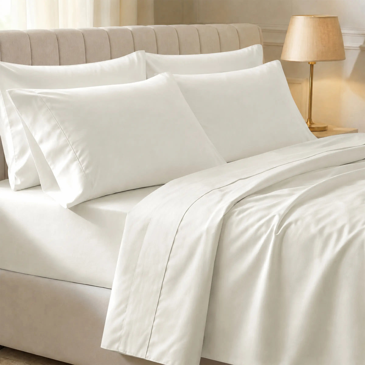 Queen 6pc ( with 4 Pillowcases)
