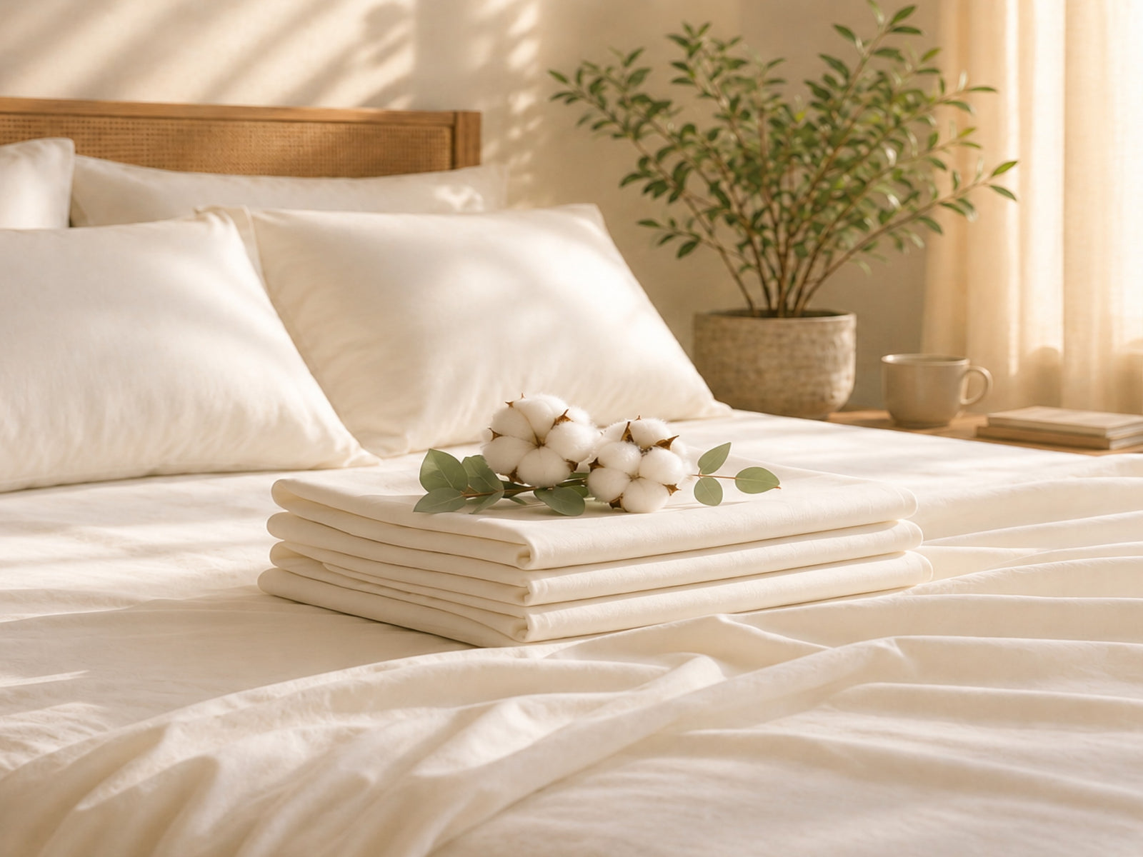 California Design Den natural cotton bedding trusted by millions of sleepers