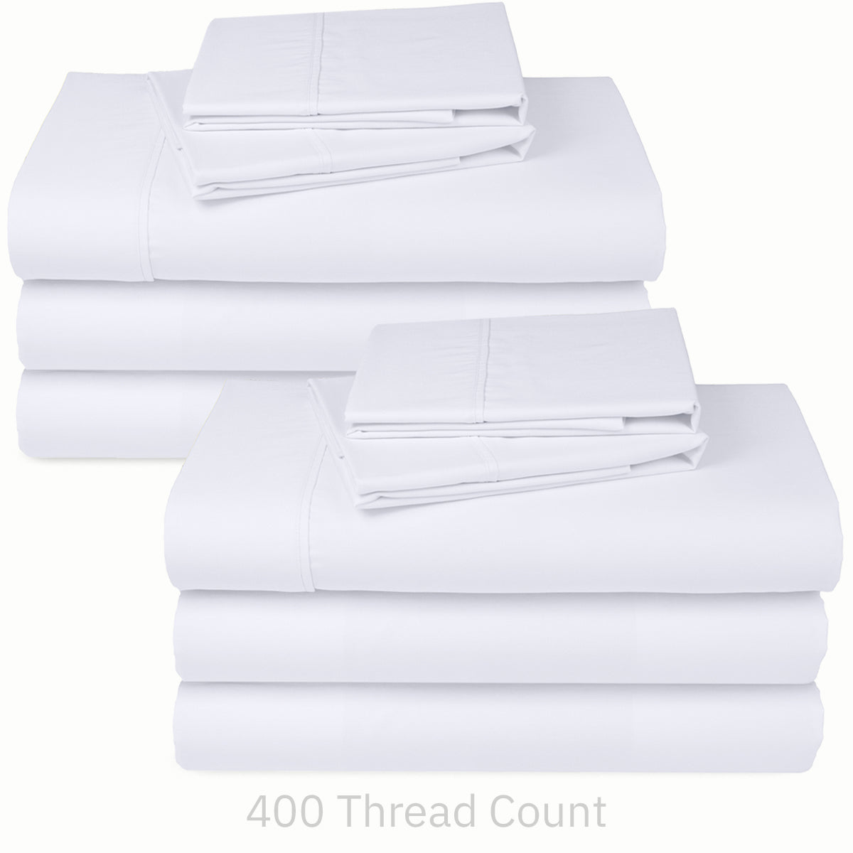 California Design Den Everyday Ease Cotton Sateen Sheet Sets - Thumbnail 3
