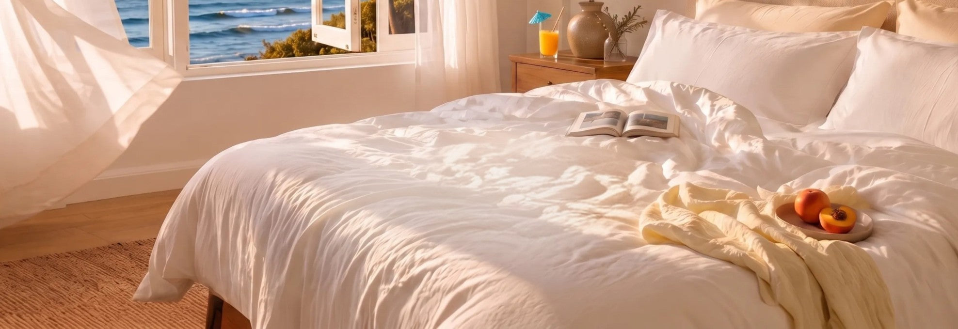 Promotional bedding banner
