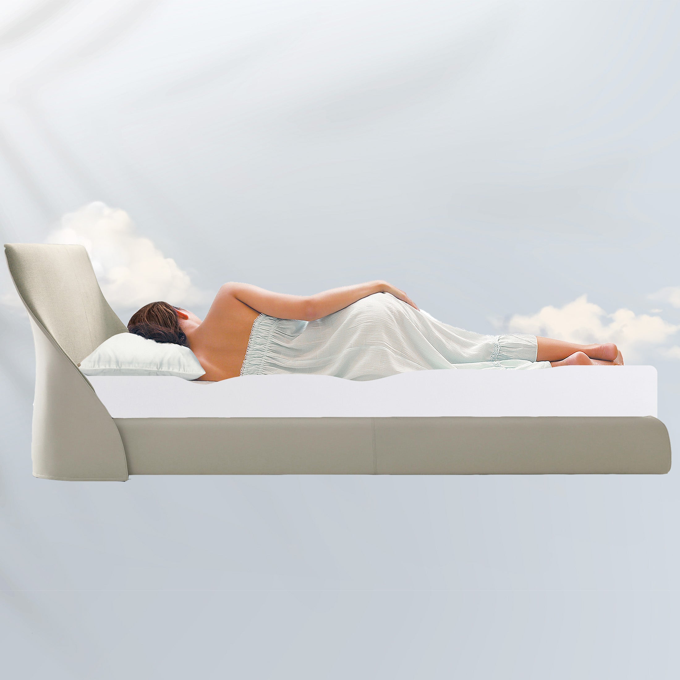 Soft, Fluffy and Cooling Pillow Top Mattress Topper - California Design Den
