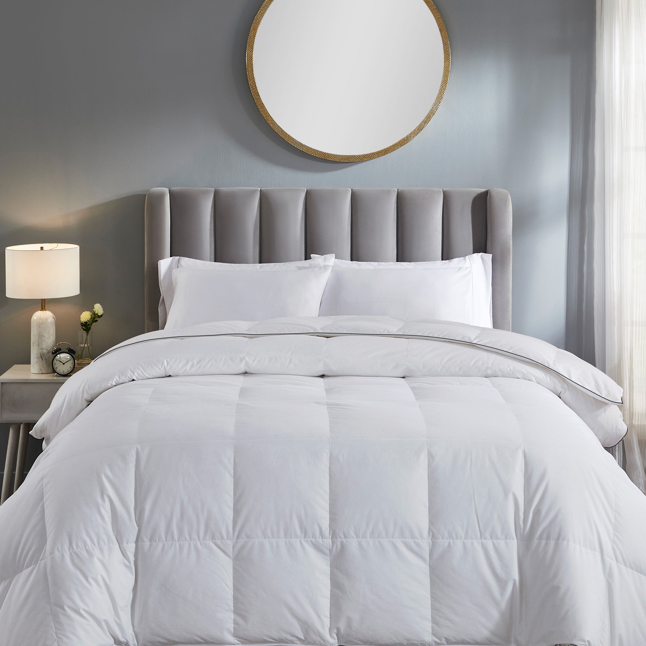 Down Alternative Comforter - High Quality Down-Alternative Fill - All Season Luxury - California Design Den
