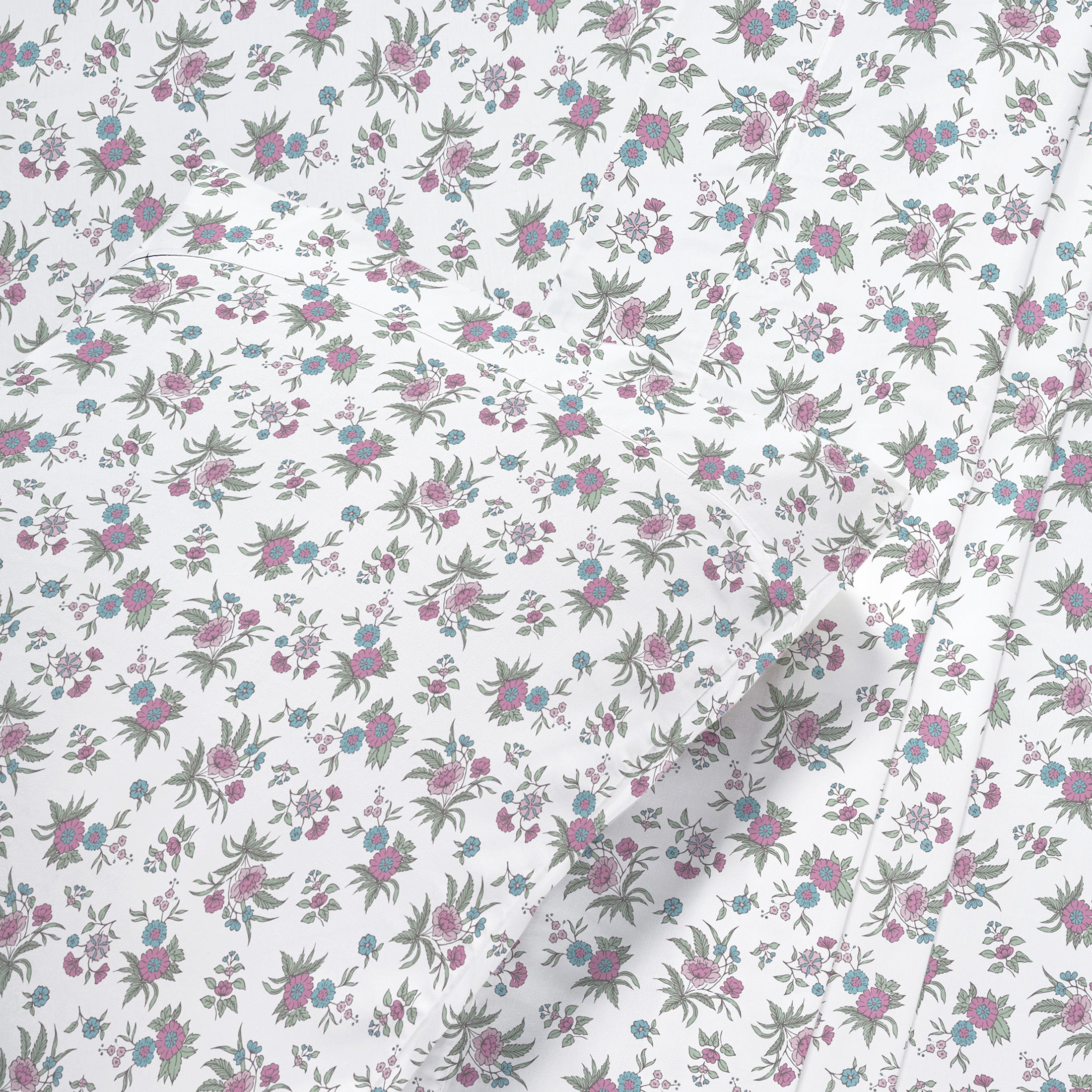 Floral - White/Pink